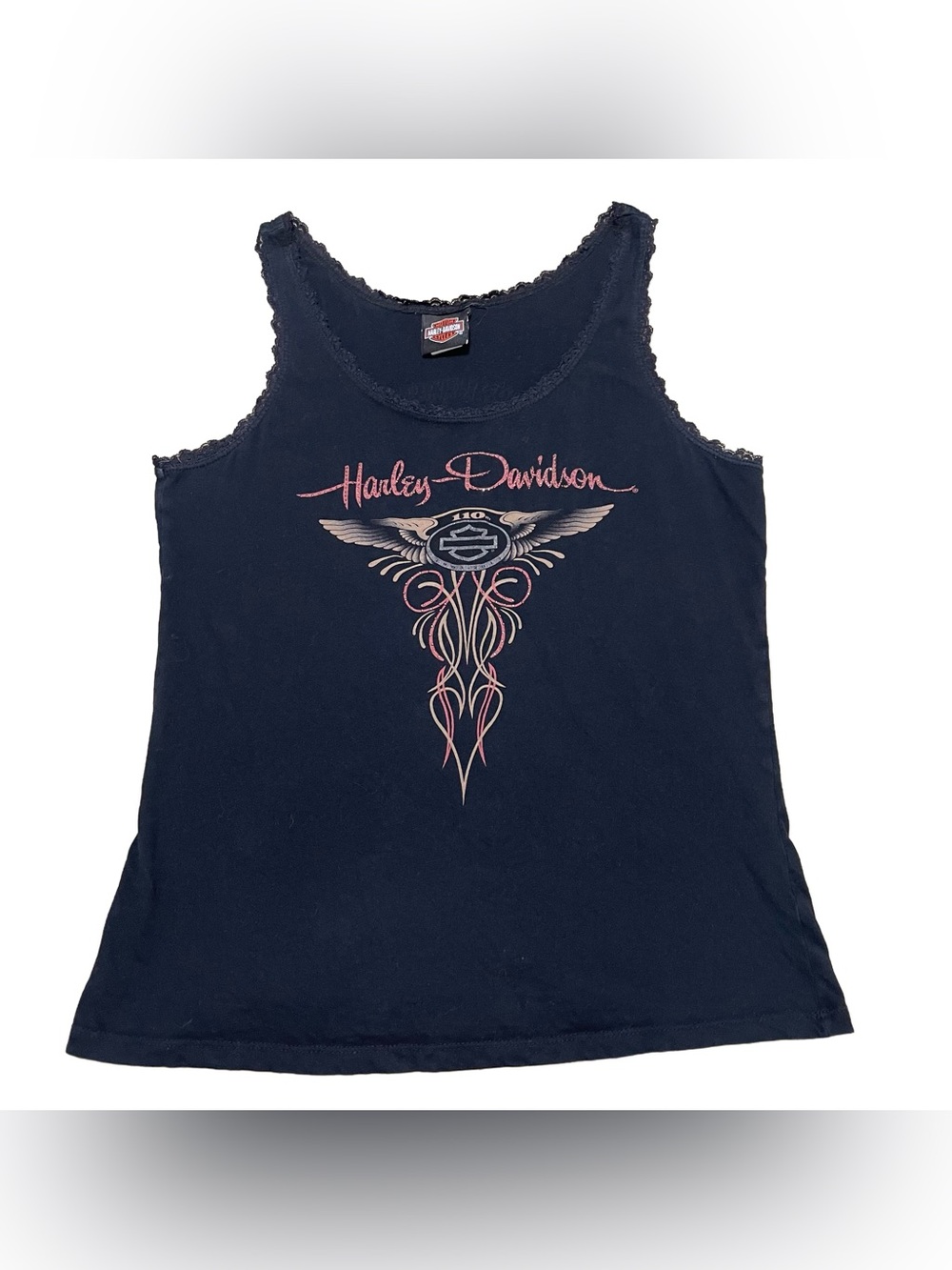 Harley-Davidson Black Tank with Winged Logo